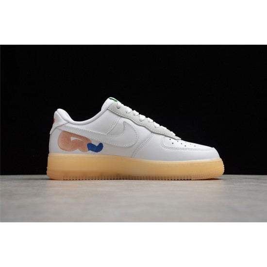 Nike Air Force 1 Low Orange --DB3598-100 Casual Shoes Unisex