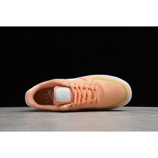 Nike Air Force 1 Low Orange --DD0226-800 Casual Shoes Women