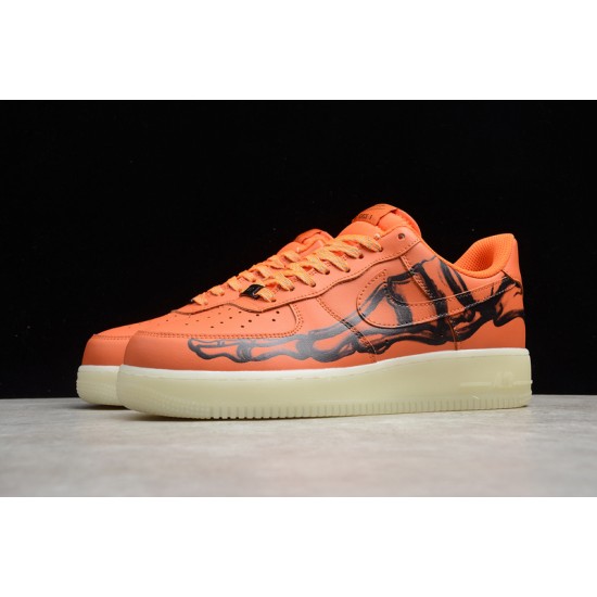 Nike Air Force 1 Low Orange Skeleton --CU8067-800 Casual Shoes Unisex