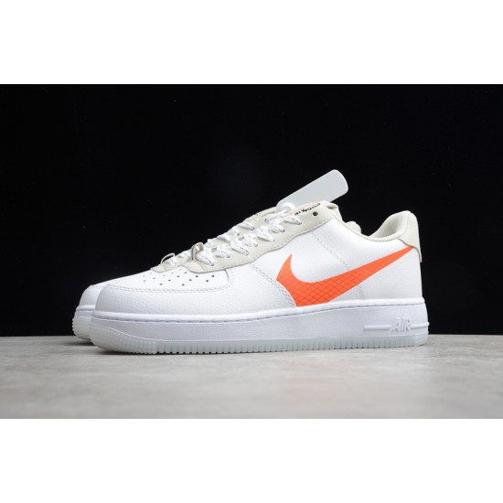 Nike Air Force 1 Low Orange Swoosh --CD0888-100 Casual Shoes Unisex