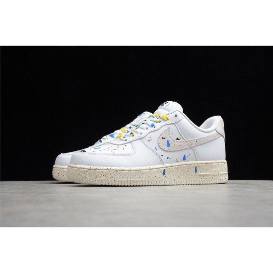 Nike Air Force 1 Low Paint Splatter --CZ0339-100 Casual Shoes Unisex