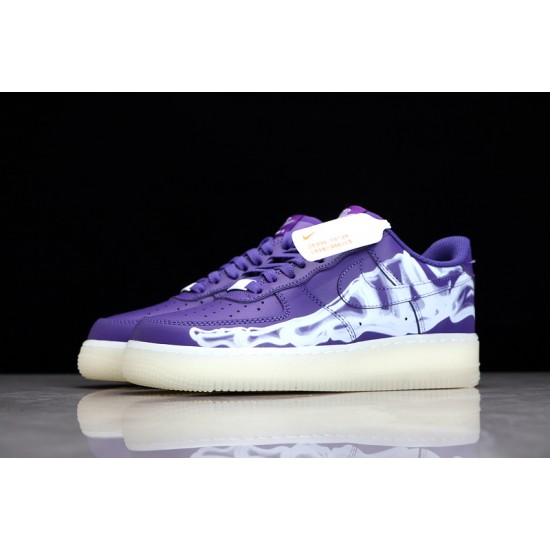 Nike Air Force 1 Low Purple Skeleton ——CU8067-500 Casual Shoes Unisex