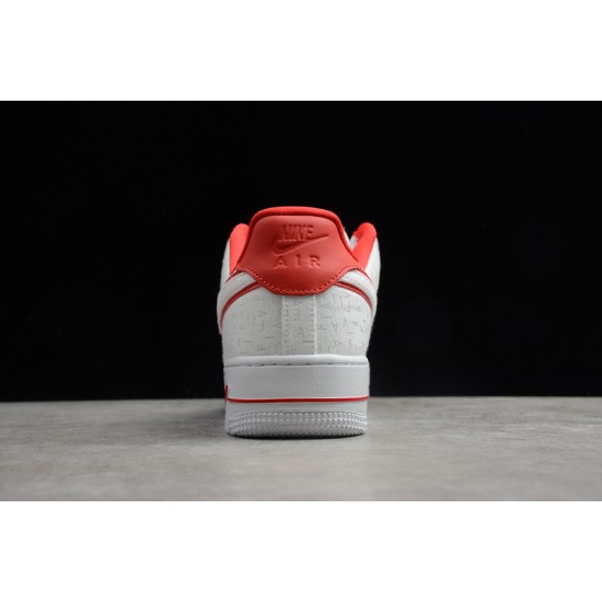 Nike Air Force 1 Low Red --898889-101 Casual Shoes Unisex