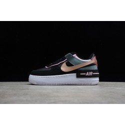 Nike Air Force 1 Low Shadow Black Light Arctic Pink --CU5315-001 Casual Shoes Women