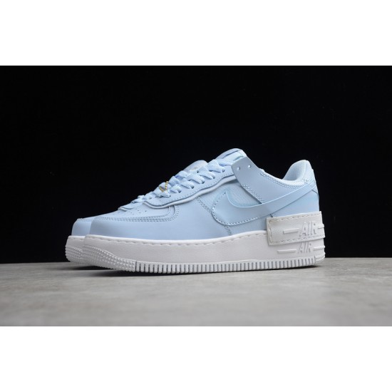 Nike Air Force 1 Low Shadow Hydrogen Blue --CV3020-400 Casual Shoes Women