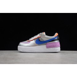 Nike Air Force 1 Low Shadow Metallic Silver --CW6030-001 Casual Shoes Women