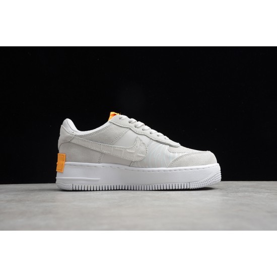 Nike Air Force 1 Low Shadow Tan Orange --CU3446-001 Casual Shoes Women