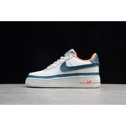 Nike Air Force 1 Low Swoosh Chain --CK9708-100 Casual Shoes Women