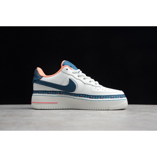 Nike Air Force 1 Low Swoosh Chain --CK9708-100 Casual Shoes Women