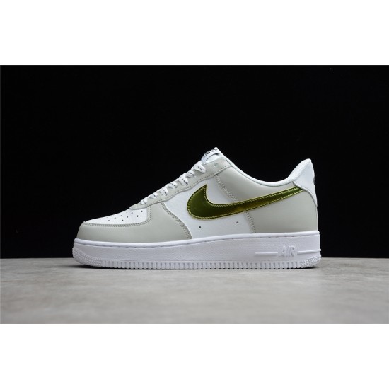 Nike Air Force 1 Low White Iridescent Swoosh --DC9029-100 Casual Shoes Unisex