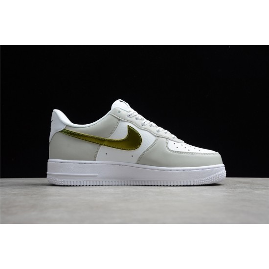 Nike Air Force 1 Low White Iridescent Swoosh --DC9029-100 Casual Shoes Unisex