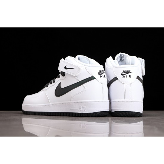 Nike Air Force 1 Mid White Black --366731-808 Casual Shoes Unisex