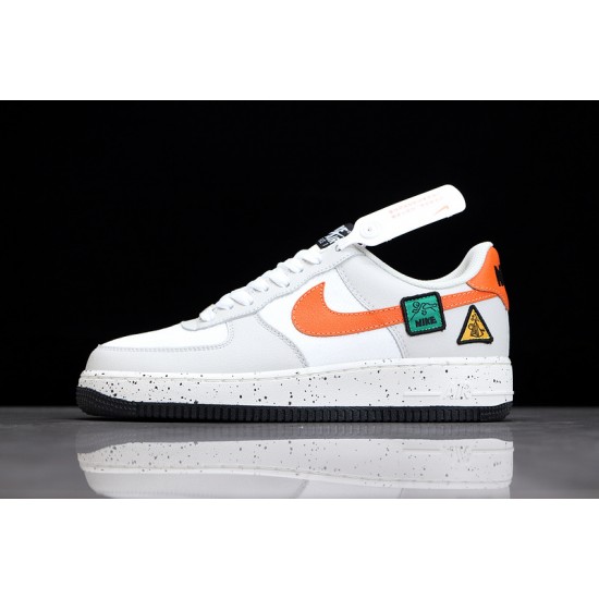 Nike Air Force 1 Low Orange White ——DO4657-081 Casual Shoes Unisex