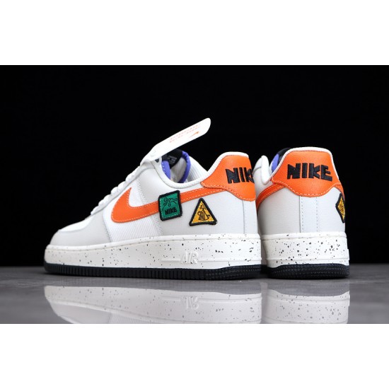 Nike Air Force 1 Low Orange White ——DO4657-081 Casual Shoes Unisex