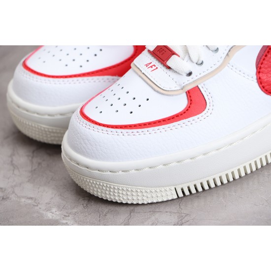 Nike Air Force 1 Low Shadow Cracked Leather —— CI0919-108 Casual Shoes Women