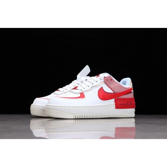 Nike Air Force 1 Low Shadow Cracked Leather —— CI0919-108 Casual Shoes Women