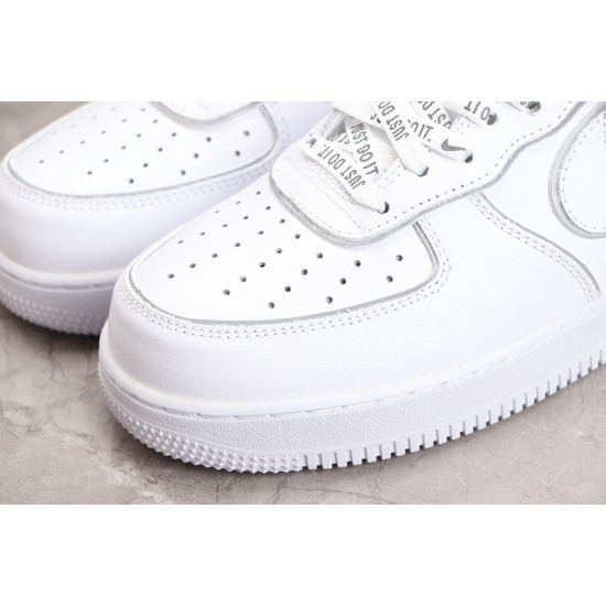 Nike Air Force 1 Low White Silver —— BQ6246-019 Casual Shoes Unisex