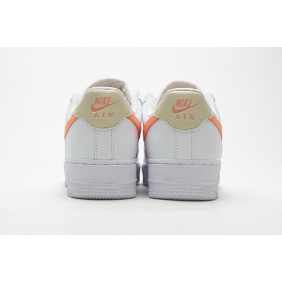 Women Nike Air Force 107 Low  White Atomic Pink Fossil