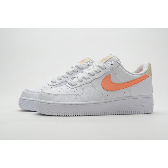 Women Nike Air Force 107 Low  White Atomic Pink Fossil