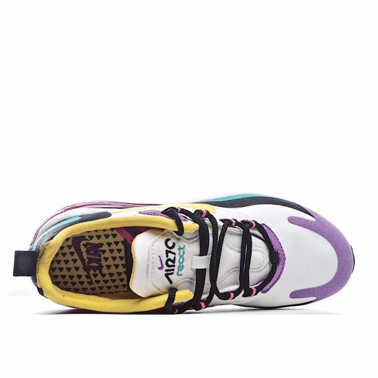 Nike Air Max 270 React White Purple Green