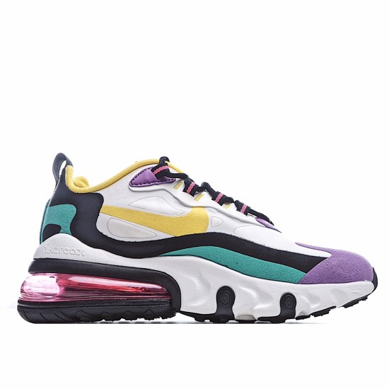 Nike Air Max 270 React White Purple Green