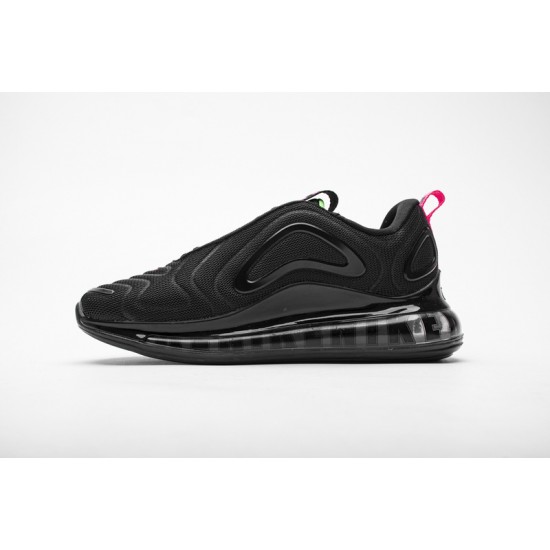 Air Max 720 Black Hyper Pink Scream Green