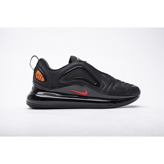 Men Nike Air Max 720 Black Heper Crimson Red