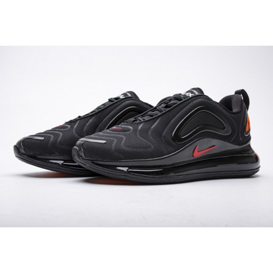 Men Nike Air Max 720 Black Heper Crimson Red