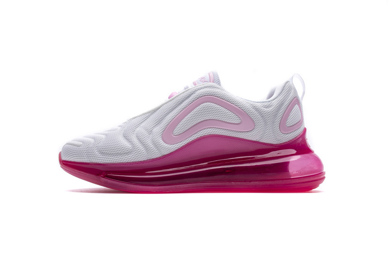 women's nike air max 720 white/pink rise/laser fuchsia