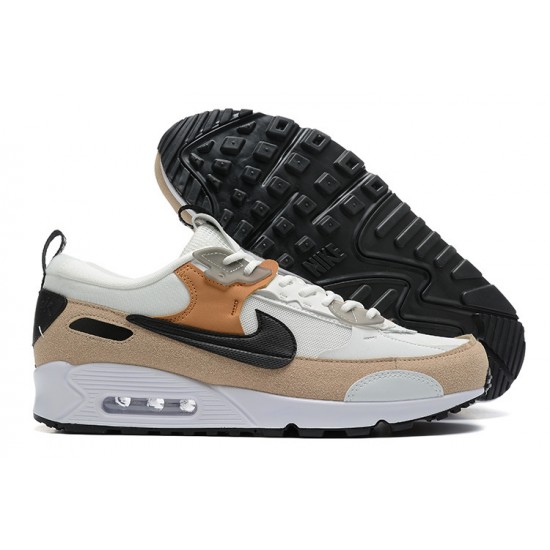 Nike Air Max 90 Futura Mens White Brown DM9922-002 Shoes