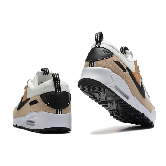 Nike Air Max 90 Futura Mens White Brown DM9922-002 Shoes