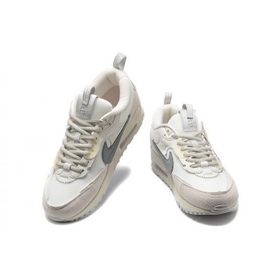 Nike Air Max 90 Futura Mens White Grey Shoes