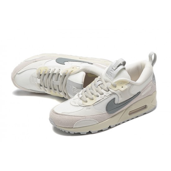 Nike Air Max 90 Futura Mens White Grey Shoes