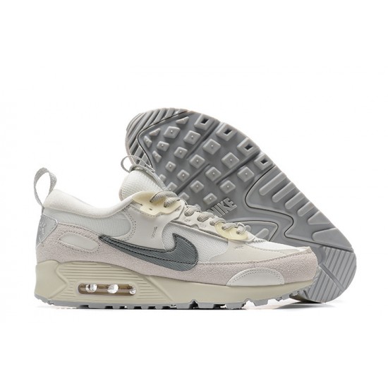 Nike Air Max 90 Futura Mens White Grey Shoes