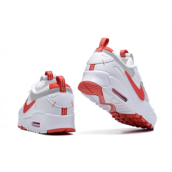 Nike Air Max 90 Futura Mens White Red FD9865-100 Shoes
