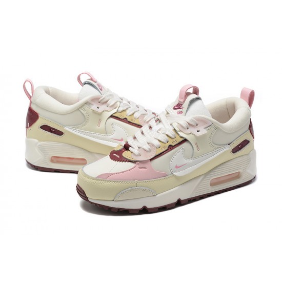 Nike Air Max 90 Futura Womens Beige Pink Shoes