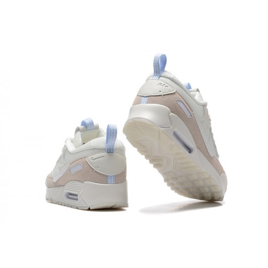 Nike Air Max 90 Futura Womens White Beige Shoes