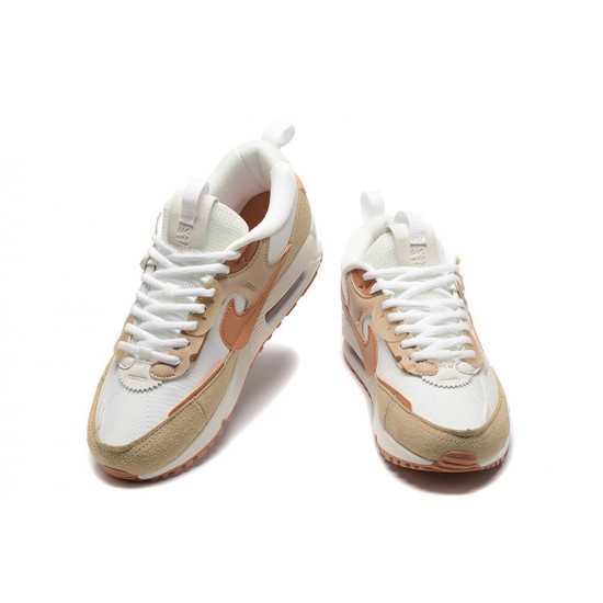 Nike Air Max 90 Futura Womens White Brown DV7190-100 Shoes