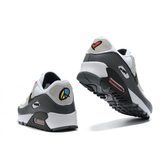 Nike Air Max 90 Mens Beige Grey Shoes