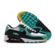 Nike Air Max 90 Mens Black Green DM0029-004 Shoes