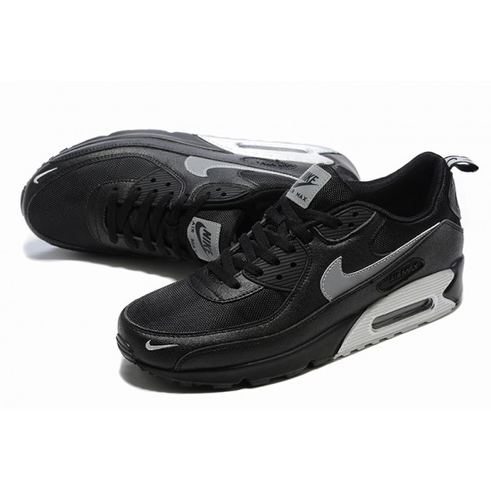 Nike Air Max 90 Mens Black Grey DH4619-100 Shoes