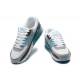 Nike Air Max 90 Mens White Grey and Blue Shoes