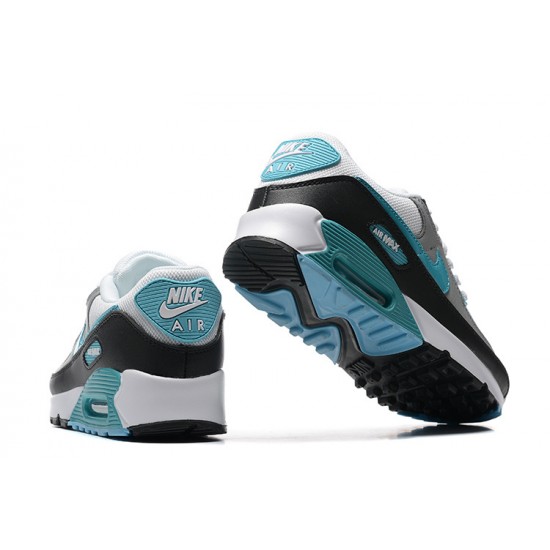 Nike Air Max 90 Mens White Grey and Blue Shoes