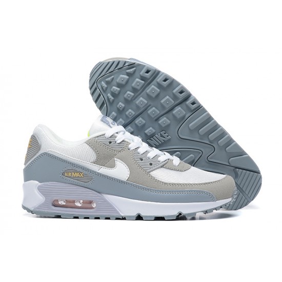 Nike Air Max 90 Mens White Grey and Green Shoes