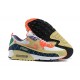 Nike Air Max 90 Mens Yellow Orange CZ9078-784 Shoes