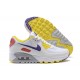 Nike Air Max 90 Womens White Yellow Shoes