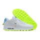 Nike Air Max 90 SE Mens Worldwide White Blue CK7069-100 Shoes
