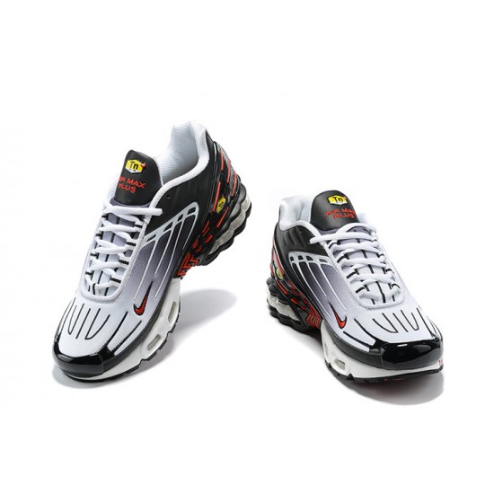 Nike Air Max Plus 3 Mens Black Grey and Red CD7005-004 Shoes
