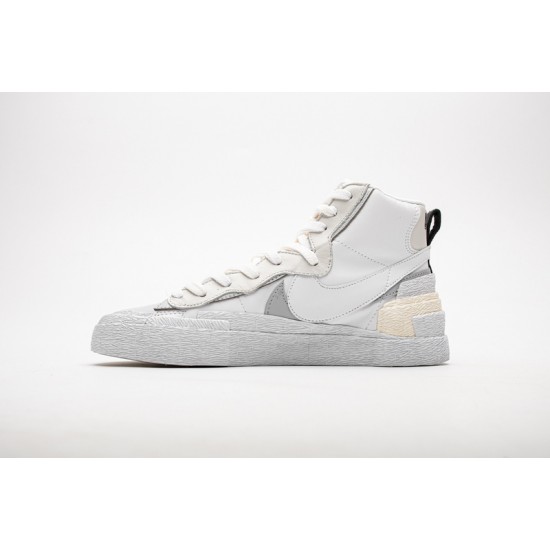 Sacai x Nike Blazer Mid White Grey