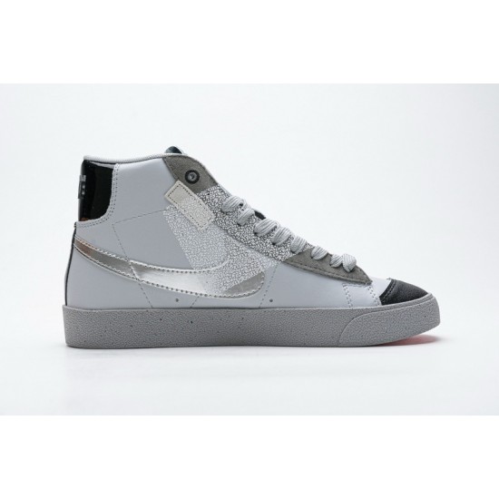 Nike Blazer Mid 77 Vintage White Grey Metallic Silver